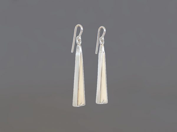 handmade mammoth ivory earrings