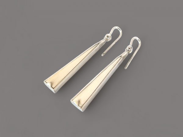 handmade mammoth ivory earrings